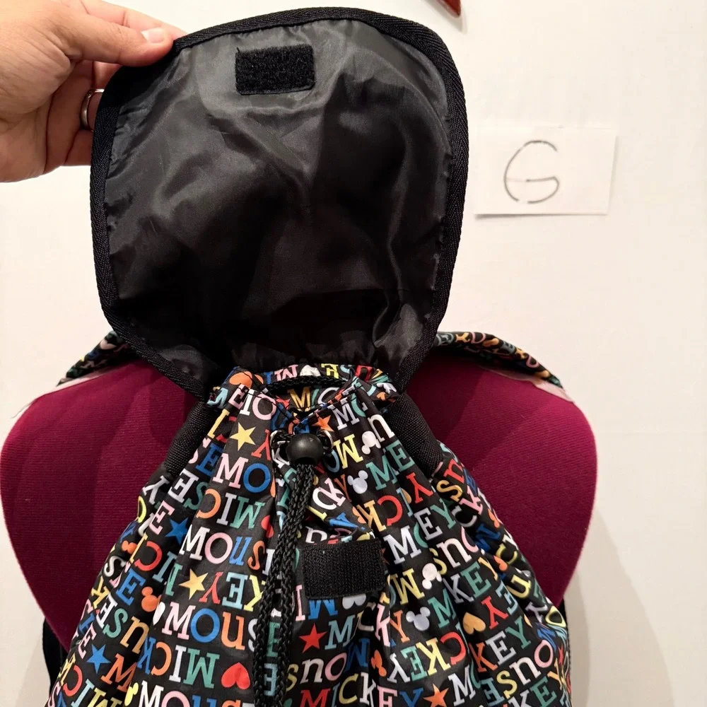 Disneyland Backpack Mickey Mouse All Over Print Multi-Color